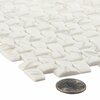 Andova Tiles ANDOVA TILES Comfort 0.37" x 0.87" Glass Herringbone / Chevron Mosaic Wall Tile ANDCOM321